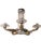 Atelier Petitot Early 20th Century Petitot Signed Bronze, Nickel, Aluminum, Glass Five Arm Skyscraper Chandelier For Sale - Image 4 of 18