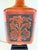Vintage Chinoiserie Red and Black Ceramic Table Lamp With Gold-Lined Shade For Sale - Image 4 of 14