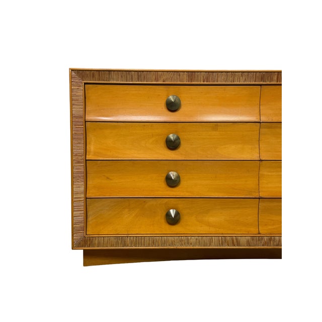 1940s Brown-Saltman Combed Wood Dresser, Attributed to Paul Frankl For Sale - Image 14 of 17