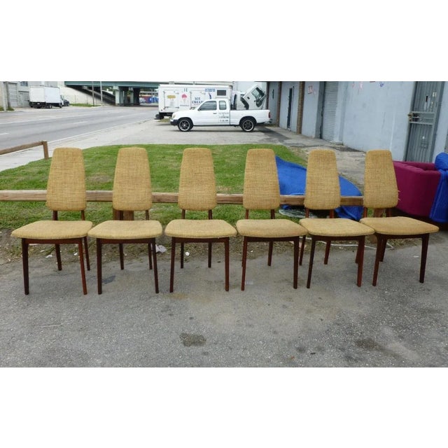 Helge Vestergaard Jensen Danish Modern Rosewood Dining Chairs - Set of 6 For Sale - Image 11 of 11