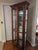 Brown Mid 20th Century Pulaski Curio Cabinet Double Doors Light For Sale - Image 8 of 18