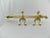 French French Brass Fire and Dog Irons or Fire Tools, 19th Century For Sale - Image 3 of 11