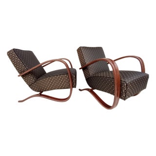 H-269 Armchairs by Jindrich Halabala for Up Zavody, 1930s, Set of 2 For Sale