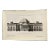 Vintage 80s Architecture Rendering Poster “East Front of Capitol” 1819 by C. A. Busby For Sale