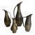 1940s Pewter Carafes- Set of 4 For Sale