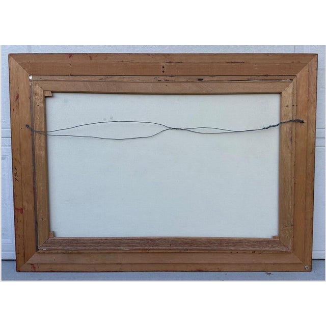 1960s Spyglass Hill Pebble Beach Coastal Landscape by F. Phillips (1969) Original Oil Painting, Framed For Sale - Image 12 of 12