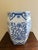 Late 20th Century Blue and White Chinoiserie Porcelain Garden Stool For Sale In South Bend - Image 6 of 8