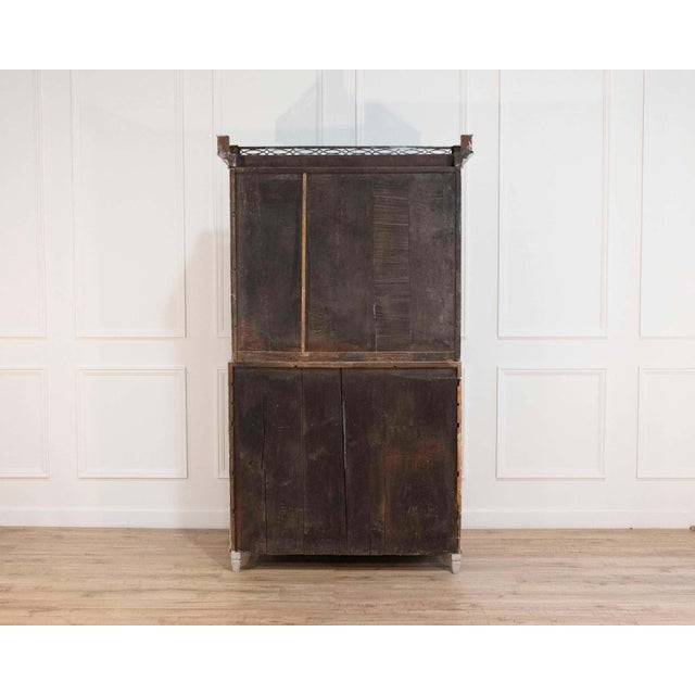 Wood Late 18th-Century Scandinavian Two-Part Secretary, Circa 1790 For Sale - Image 7 of 17