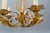 Metal Italian Hollywood Regency Style Five-Light Chandelier in Gilt Metal, 1970s For Sale - Image 7 of 18