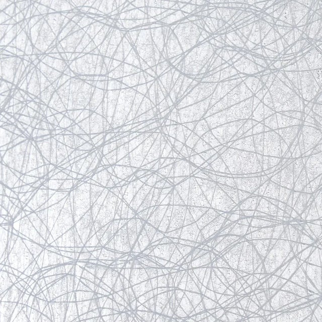 Modern Sample - Schumacher Kumo Wallpaper in White For Sale - Image 3 of 6