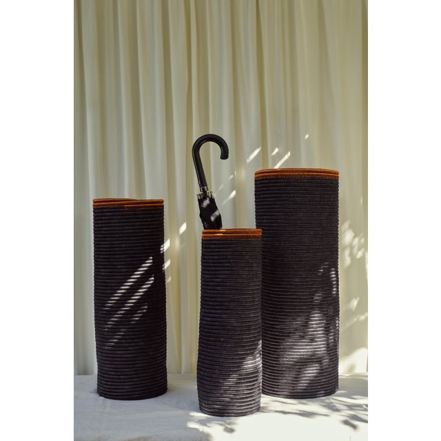 Set of three handcoiled cylinders in fique in artisanal technique. Made in the region of Gaucamayas Colombia. This set of...