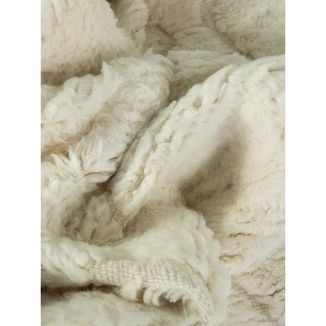 Early 21st Century Tiny Light Beni Berber Rug, 2010s For Sale - Image 5 of 9