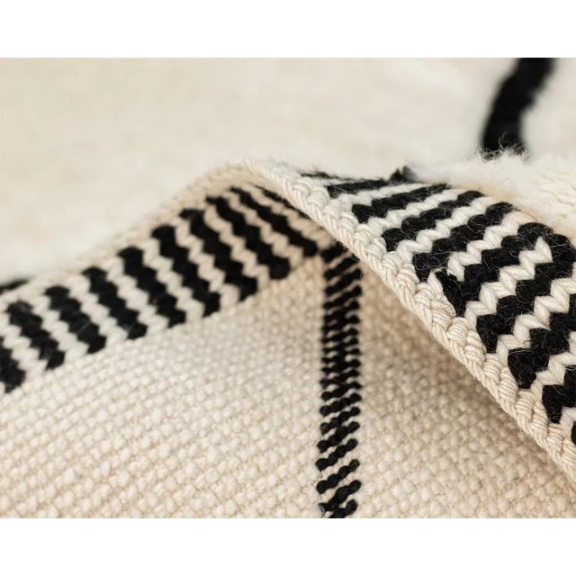 Early 21st Century Hand-Knotted Wool Rug by Azele Studio For Sale - Image 5 of 13