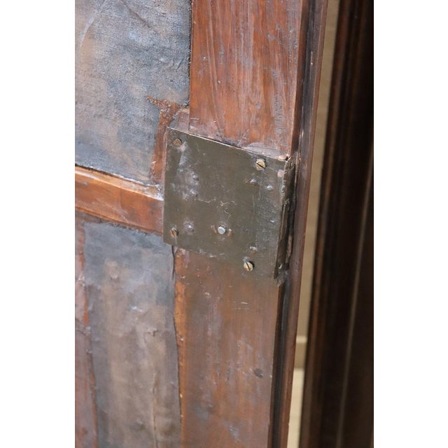 Wood Antique Walnut Corner Cabinets, 1600s, Set of 2 For Sale - Image 7 of 18