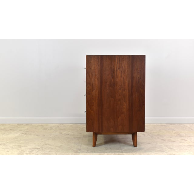 Brown 1950s Herman Miller Basic Cabinet Series Dresser by George Nelson For Sale - Image 8 of 18