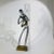 1960s Modernist Aluminum and Brass Figure For Sale - Image 10 of 11