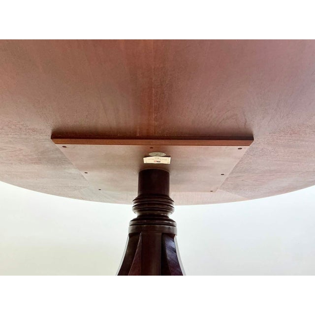 1980s Baker Furniture English Regency Style Center Table For Sale - Image 10 of 10