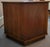 Circa 1970 Mid-Century Modern Hexagonal Walnut Side Table With Large Cabinet For Sale In Baltimore - Image 6 of 9