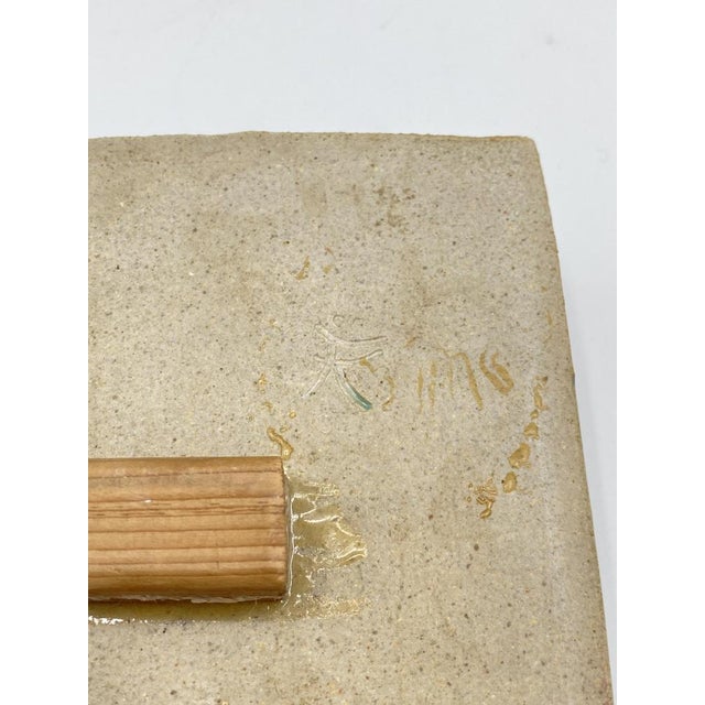 Glazed Ceramic Mural with Scaly Leaf Structure, Germany, 1960s For Sale - Image 13 of 17