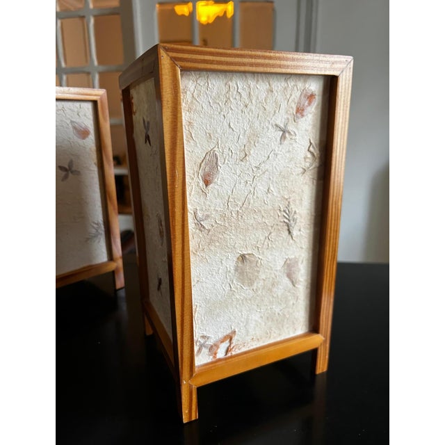 Dried Flower Lamps, 1970s, Set of 2 For Sale - Image 6 of 14