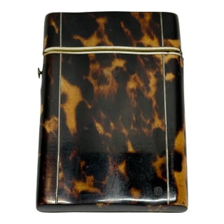 English Regency Tortoiseshell Folding Memorandum Case, Circa 1810–1830 For Sale