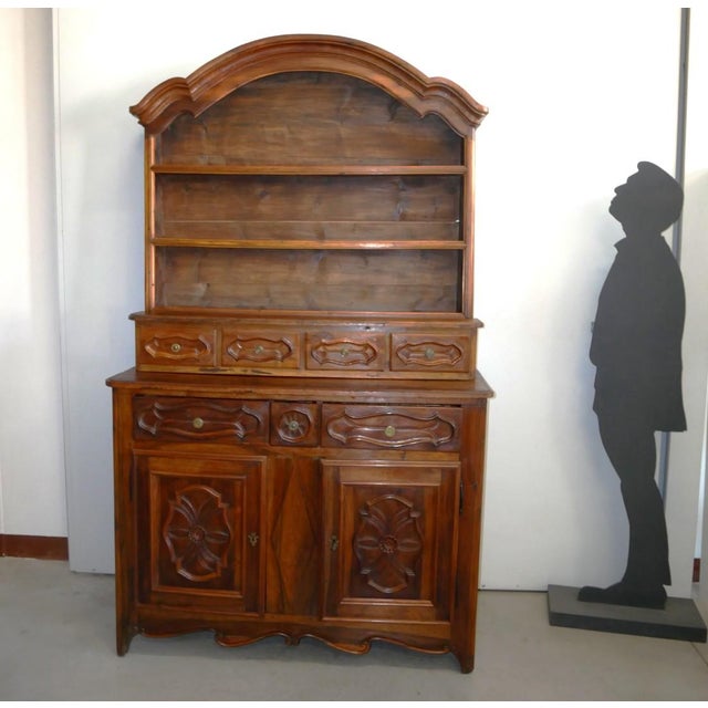 Antique Piedmontese Plate Rack Credenza, 19th Century For Sale - Image 14 of 16