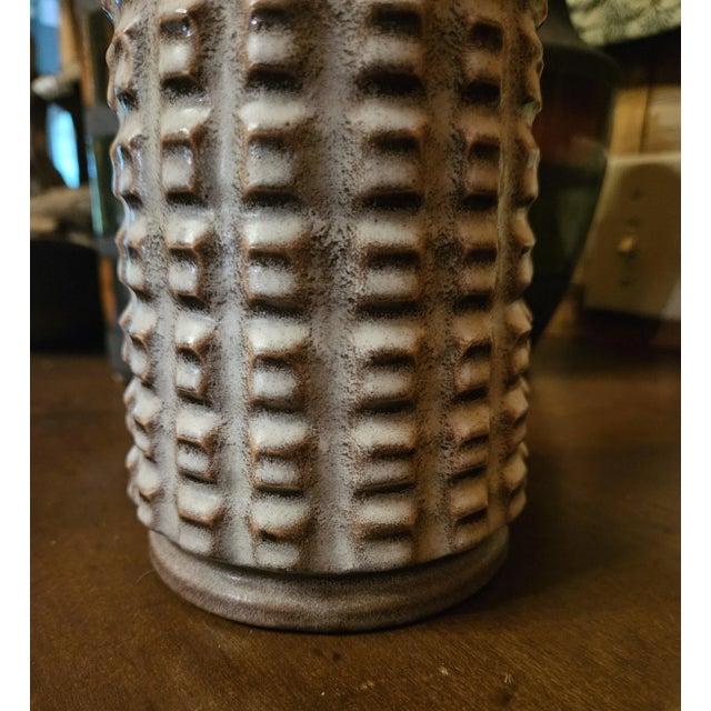 Gemstone 1970's Space Age Ceramic Vase For Sale - Image 7 of 7