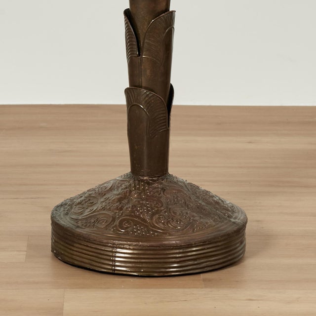Vintage Brass Palm or Banana Tree Sculpture For Sale In West Palm - Image 6 of 13