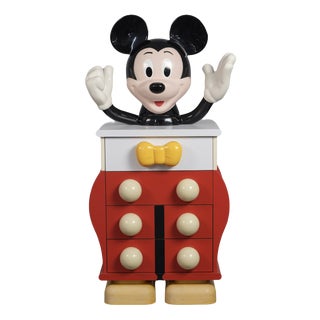 Pop Art Mickey Mouse Chest of Drawers by Pierre Colleu for Starform, France, 1980s For Sale
