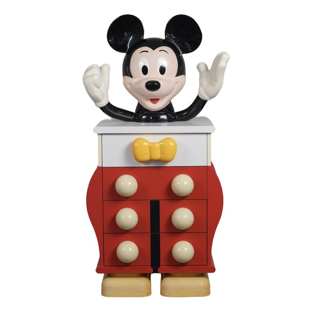 Pop Art Mickey Mouse Chest of Drawers by Pierre Colleu for Starform, France, 1980s For Sale