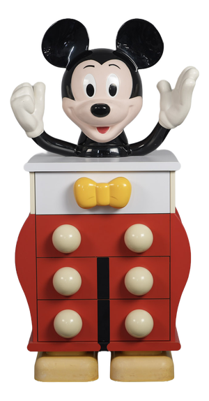 Pop Art Mickey Mouse Chest of Drawers by Pierre Colleu for Starform, France, 1980s
