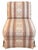 1990s Ethan Allen Rose & Cream Striped Damask-Style Skirted Slipper Chair For Sale - Image 13 of 15
