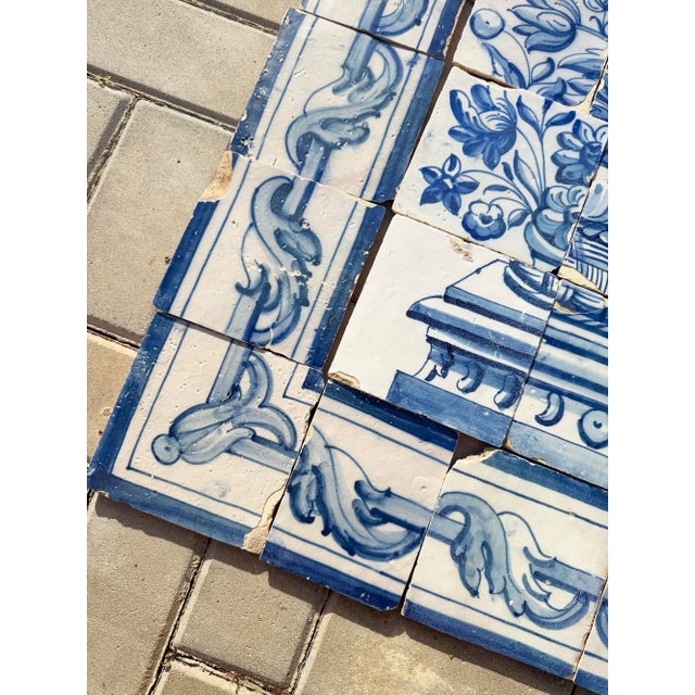 Circa: 18th Century. Country: Portugal. Material: Earthenware, Tin-glazed pottery. Item condition: Some repairs, flaws and...