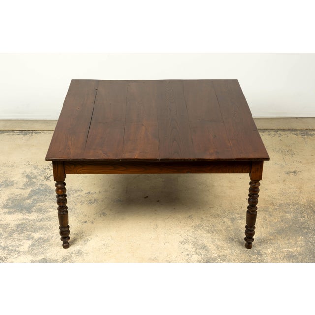 Mid-19th Century French Louis Philippe Oak Table For Sale - Image 10 of 16