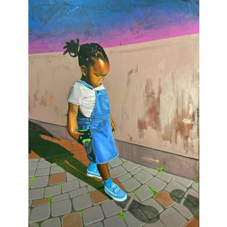 In His Steps Acrylic Painting by Sara MacCulloch For Sale