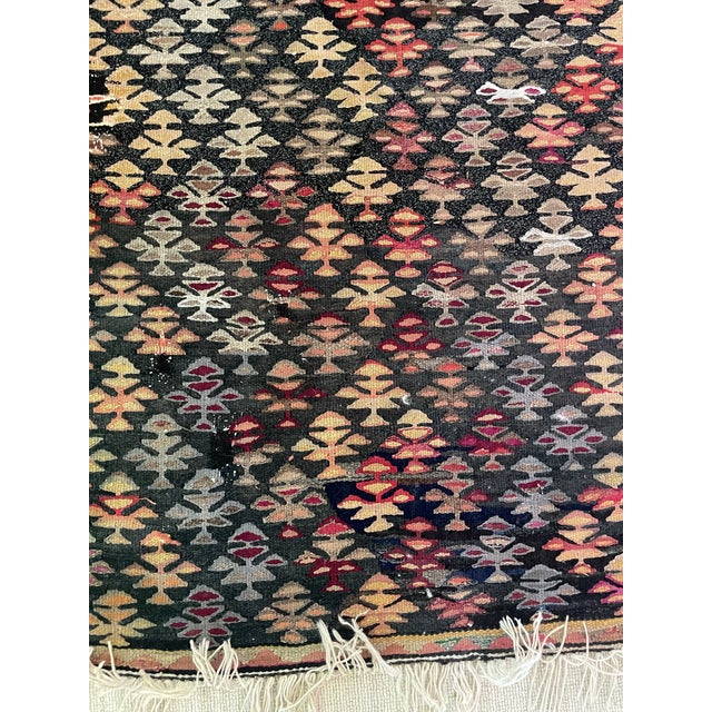 Early 20th Century Antique Caucasian Kilim Rug Runner For Sale - Image 5 of 9