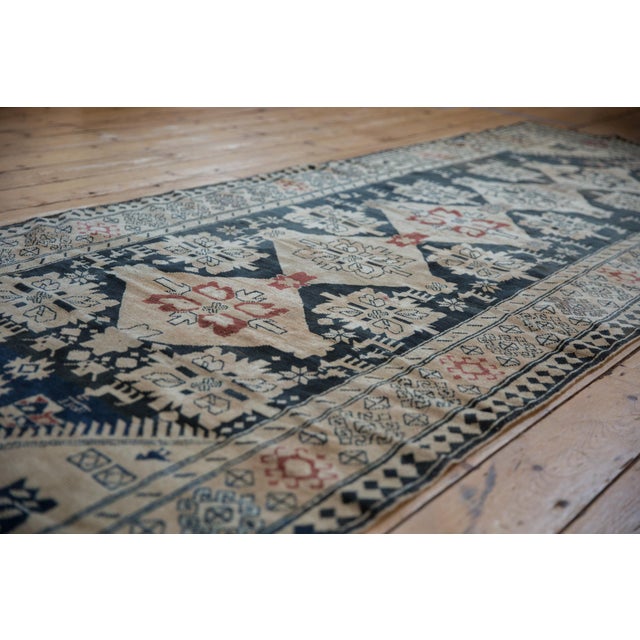 Vintage Distressed Karabagh Rug Runner - 3'10" X 10'6" For Sale - Image 10 of 11