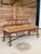 Vintage Hollywood Regency Gilt Metal Ball Finial Bench For Sale - Image 12 of 12