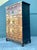 Vintage Brass Trimmed Burl Wood Cabinet For Sale - Image 4 of 11