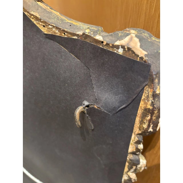 Antique Large Gilt Wood Mirror, Italy For Sale - Image 12 of 12