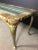 Fine quality 19th century Grand Tour gilt bronze base and specimen marble and agate top. Rare green marble center and...