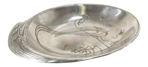Early 20th Century Art Nouveau Silverplate Bowl by James W. Tufts Boston