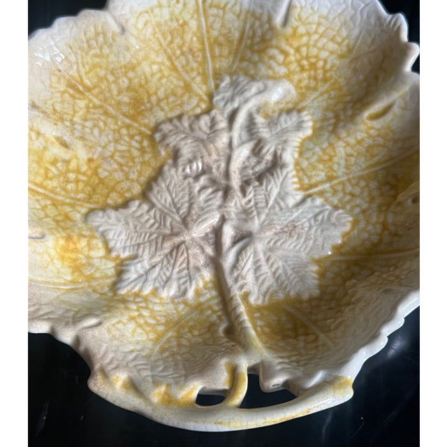 Ceramic Mid 19th Century Minton Ironstone Leaf Dish For Sale - Image 7 of 12