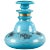 Charles X Blue Opaline Perfume Bottle For Sale