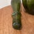 Mid Century Modern Tall Empoli Glass "Genie" Bottle/Decanter in Green With Stopper Italy For Sale - Image 9 of 12