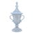 Venetian Opalescent Glass Covered Urn, Attributed Salviati - Early 20th Century For Sale