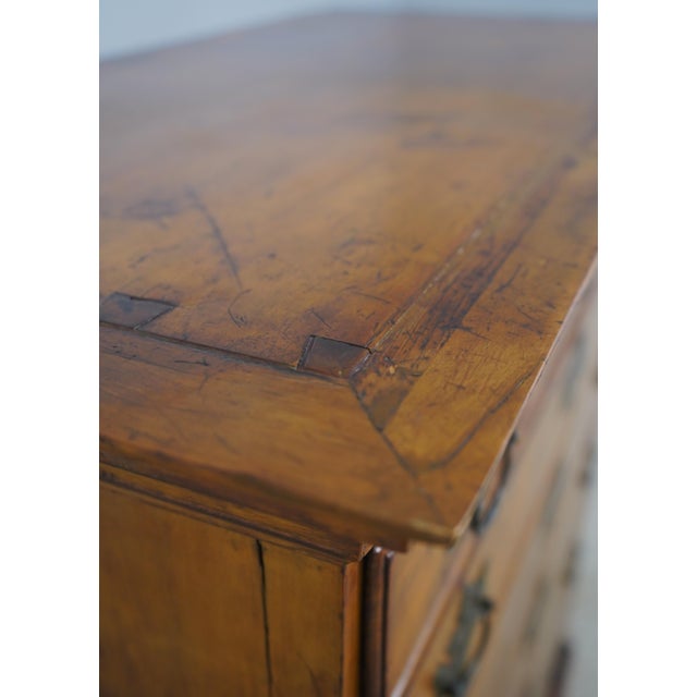 Brown Antique American Maple 6 Drawer Chest For Sale - Image 8 of 17