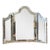 Art Deco Nancy Corzine Harlow Glamour Tri Fold Triptych Mirror For Sale
