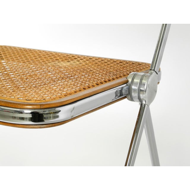 Plia Folding Chair with Vienna Cane by Giancarlo Piretti for Castelli, 1970s For Sale - Image 9 of 18