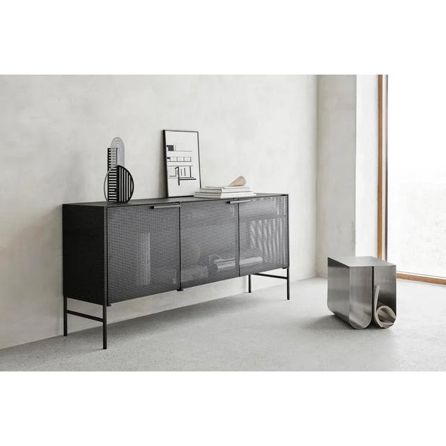 Not Yet Made - Made To Order Black Grid Sideboard by Kristina Dam Studio For Sale - Image 5 of 6